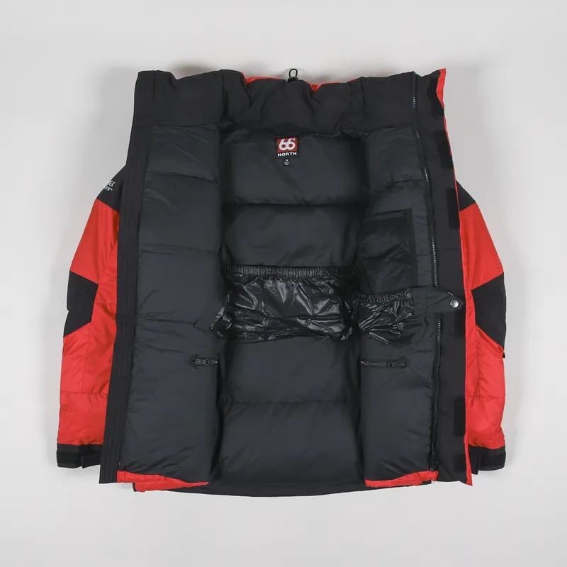 66 North Tindur GORE-TEX Down Jacket Scarlet-2