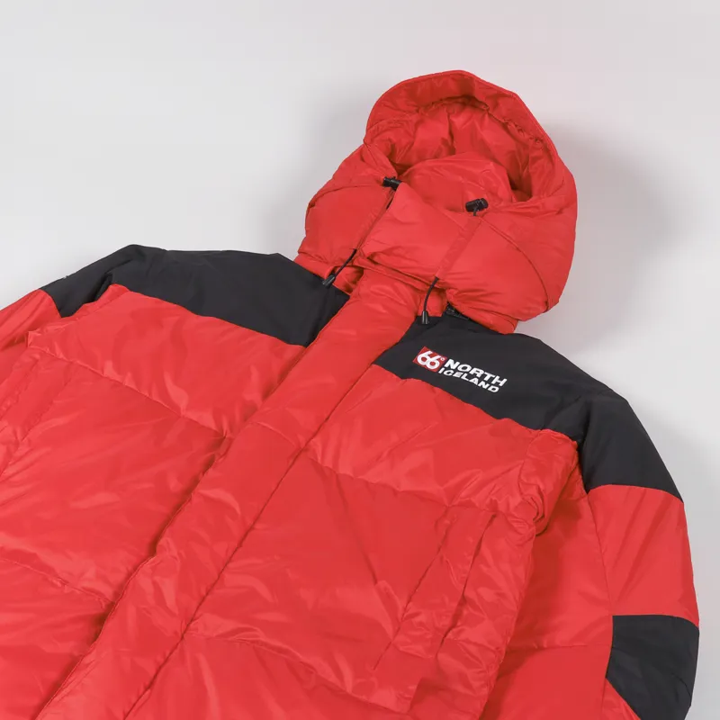 66 North Tindur GORE-TEX Down Jacket Scarlet-5