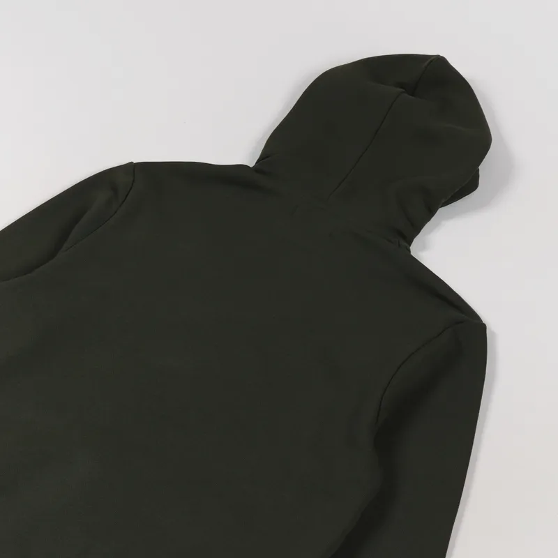 Fred Perry Tipped Hooded Sweatshirt Hunting Green-3