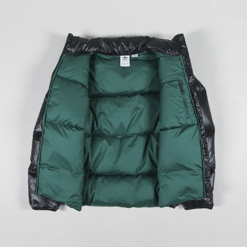 Adidas Skateboarding Tyshawn Puff Jacket Black Green-1
