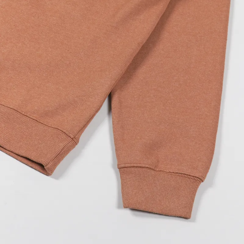 Obey Timeless Recycled Heavy Crew Sweat Brown Sugar-4