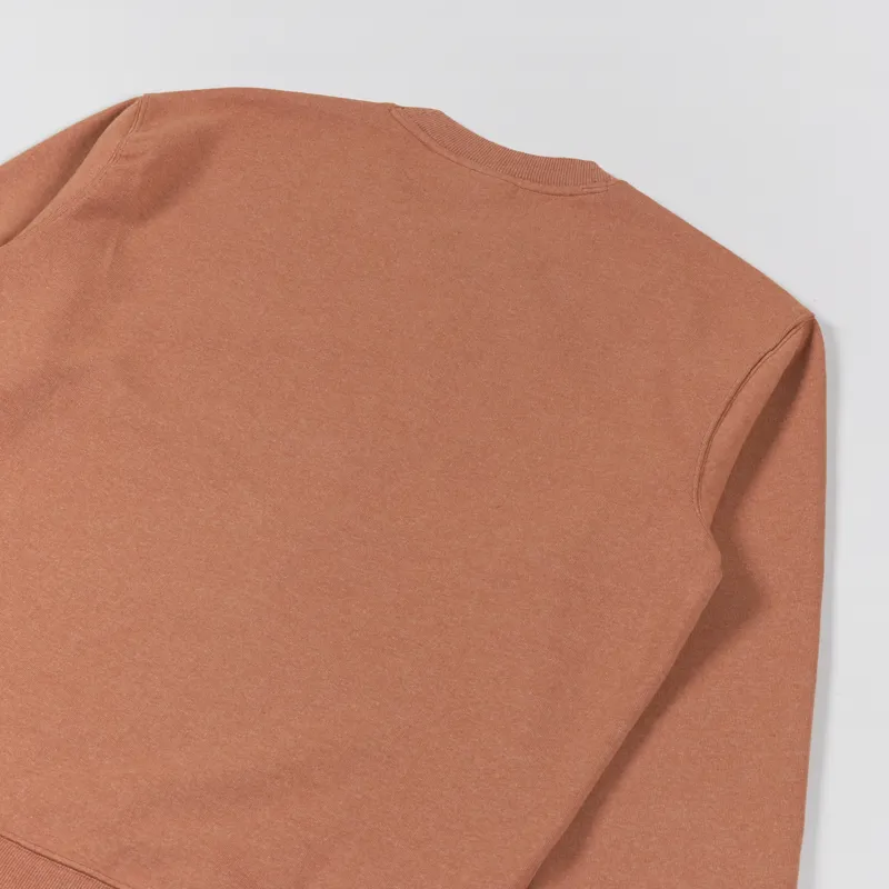 Obey Timeless Recycled Heavy Crew Sweat Brown Sugar-3