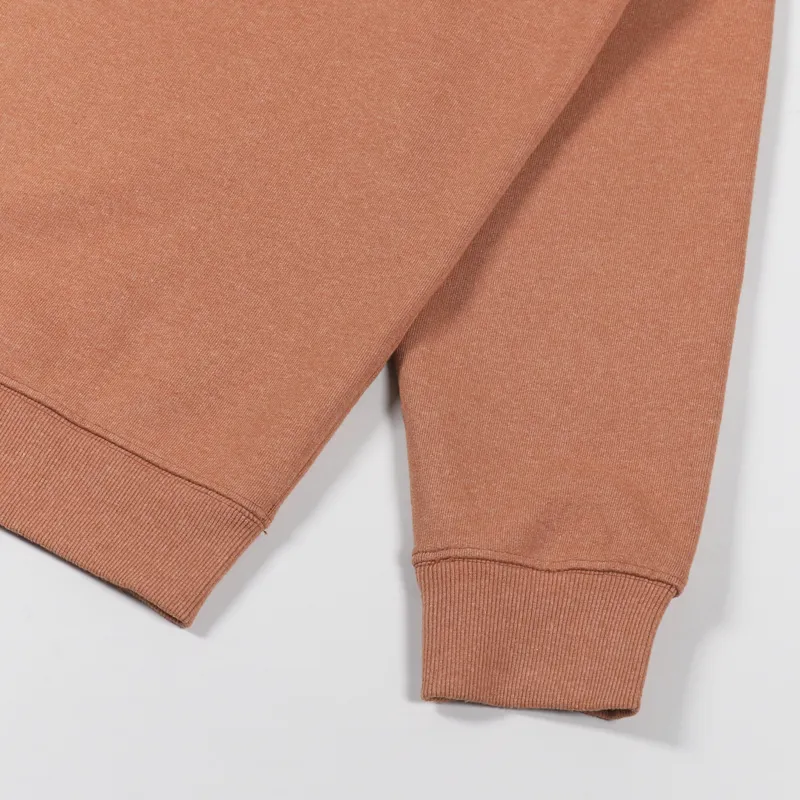 Obey Timeless Recycled Heavy Crew Sweat Brown Sugar-6