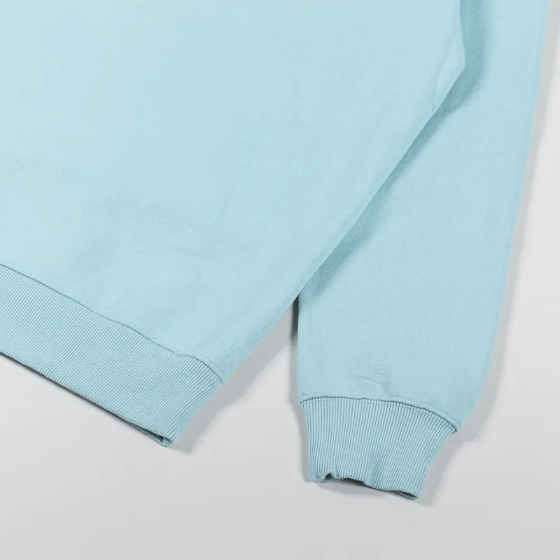 Obey Timeless Recycled Heavy Crew Sweat Turquoise-4