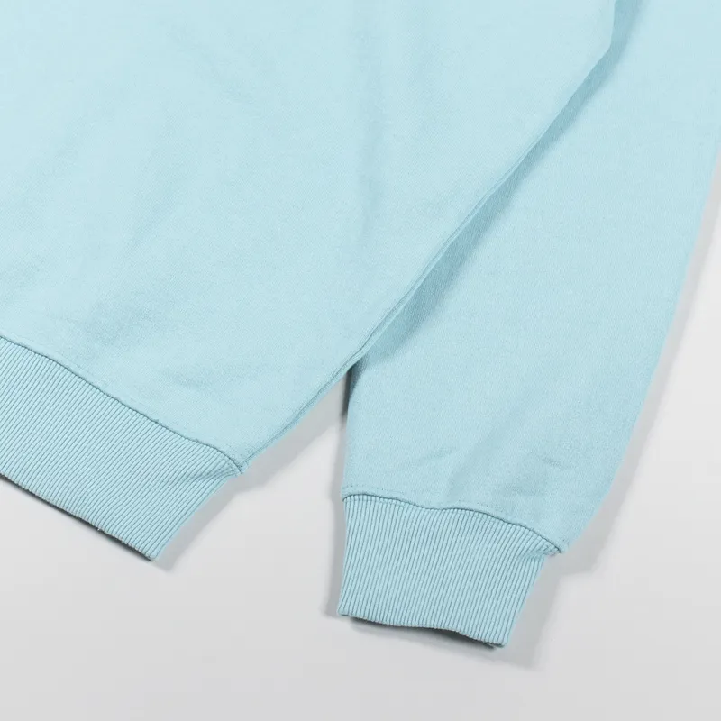 Obey Timeless Recycled Heavy Crew Sweat Turquoise-6