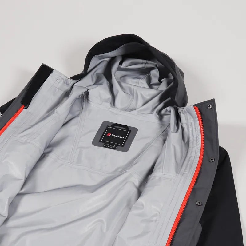 Berghaus Tempest 89 Waterproof Jacket Black Grey-7