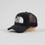 The North Face Logo Trucker Cap Black White