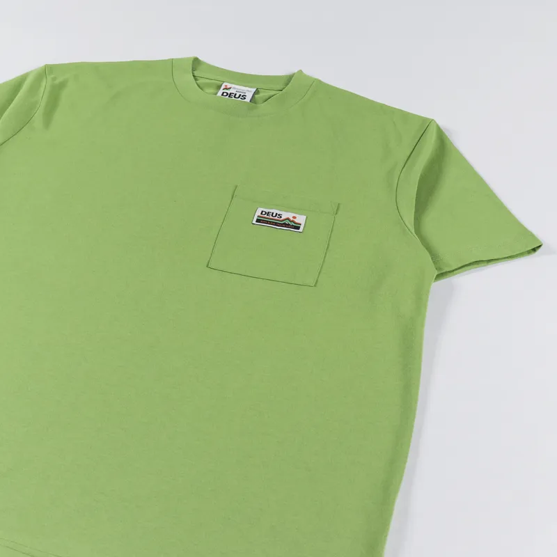 Deus Ex Machina Tango Pocket T Shirt Camp Green-1