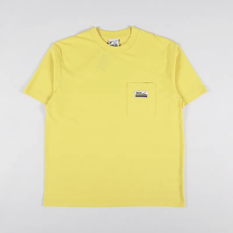 Deus Ex Machina Tango Pocket T Shirt Super Lemon