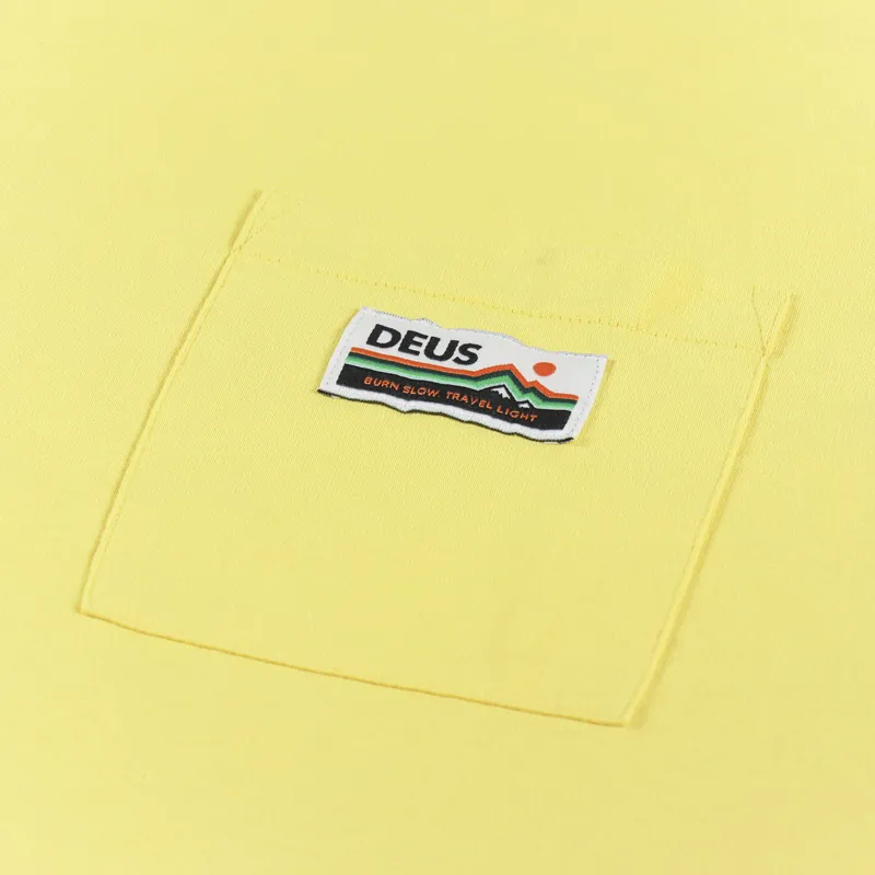 Deus Ex Machina Tango Pocket T Shirt Super Lemon-2