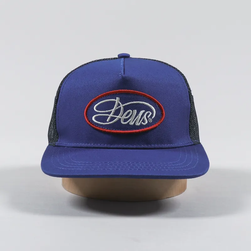 Deus Ex Machina Tango Trucker Cap Work Blue-2