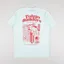 Edwin Tokyo Builders T Shirt Bleached Aqua