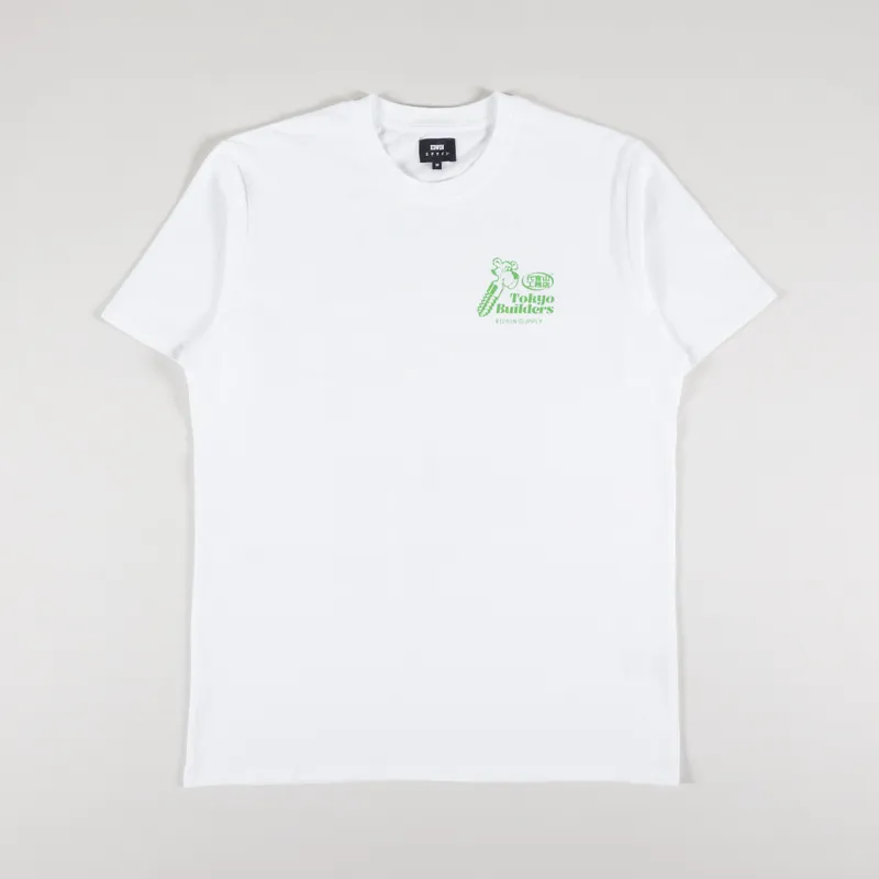 Edwin Tokyo Builders T Shirt White-1