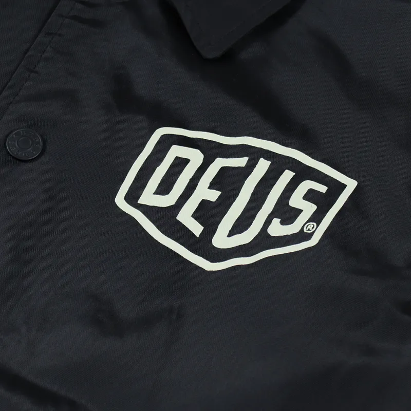 Deus Ex Machina Tokyo Coach Jacket Black-7