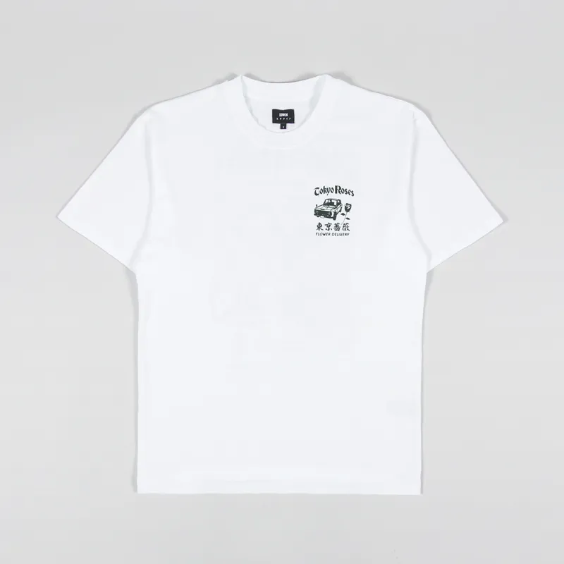 Edwin Tokyo Roses T Shirt White-1