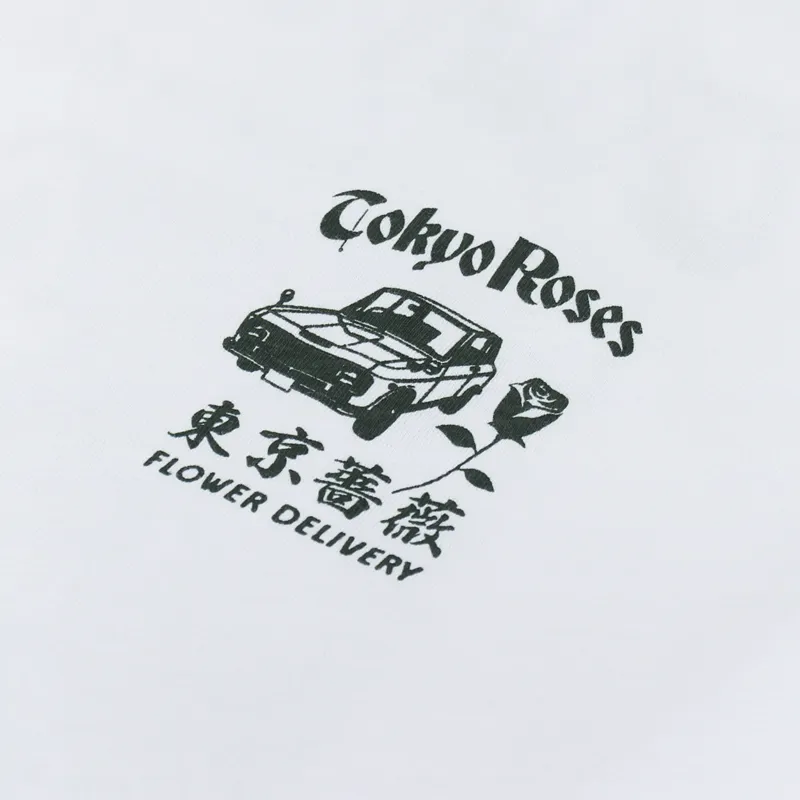 Edwin Tokyo Roses T Shirt White-5