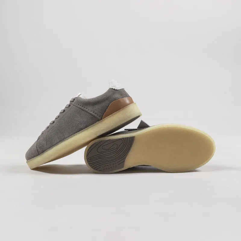 Clarks Originals Tormatch Shoes Light Grey Suede-1