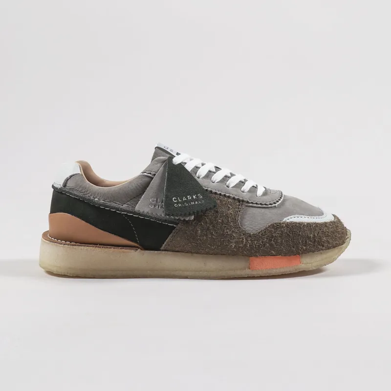 Clarks Originals Torrun Shoes Khaki Combi-4