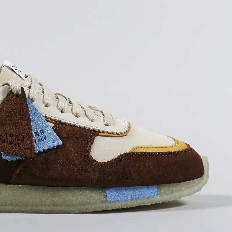 Clarks Originals Tor Run Shoes Tan Combi-6