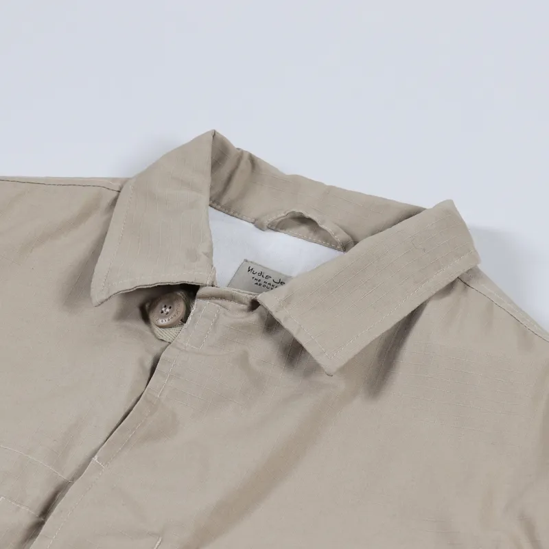 Nudie Jeans Torsten Ripstop Adventure Jacket Beige-9