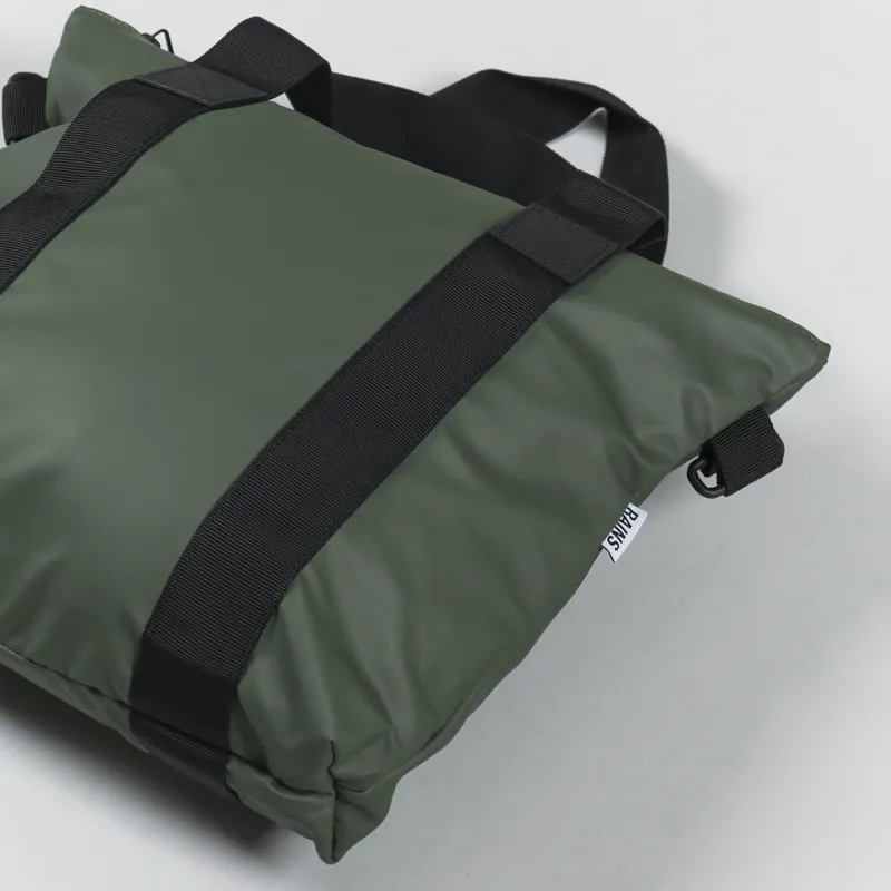 Rains Womens Tote Bag Mini Evergreen-3