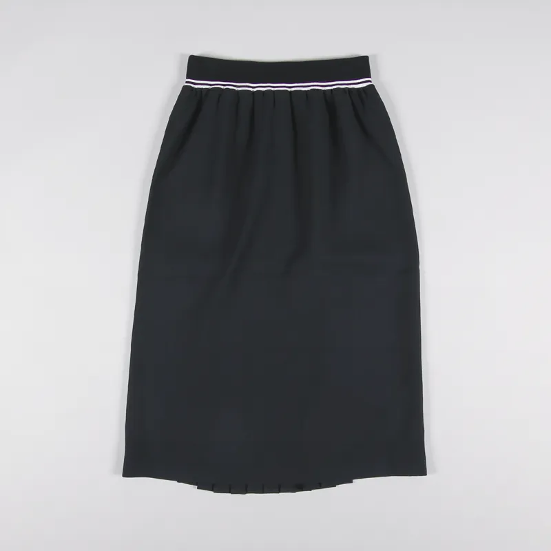 ◆FRED PERRY◆ Womens Tipped Pleated Skirt 102 AFPF243E10210 Fred Perry Womens Twin Tipped Polyester Pleated Skirt Black