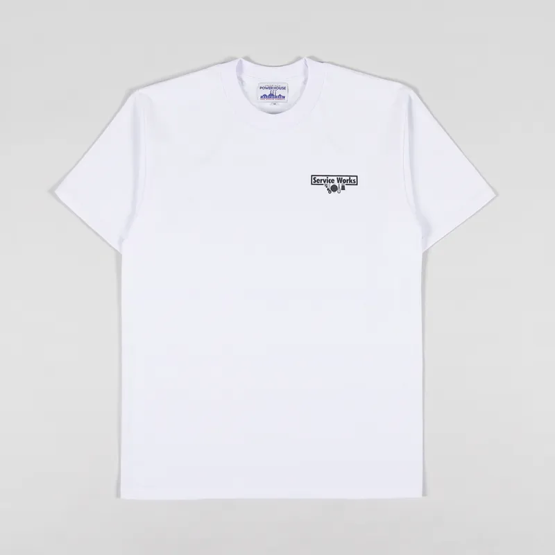 Service Works Trademark T Shirt White