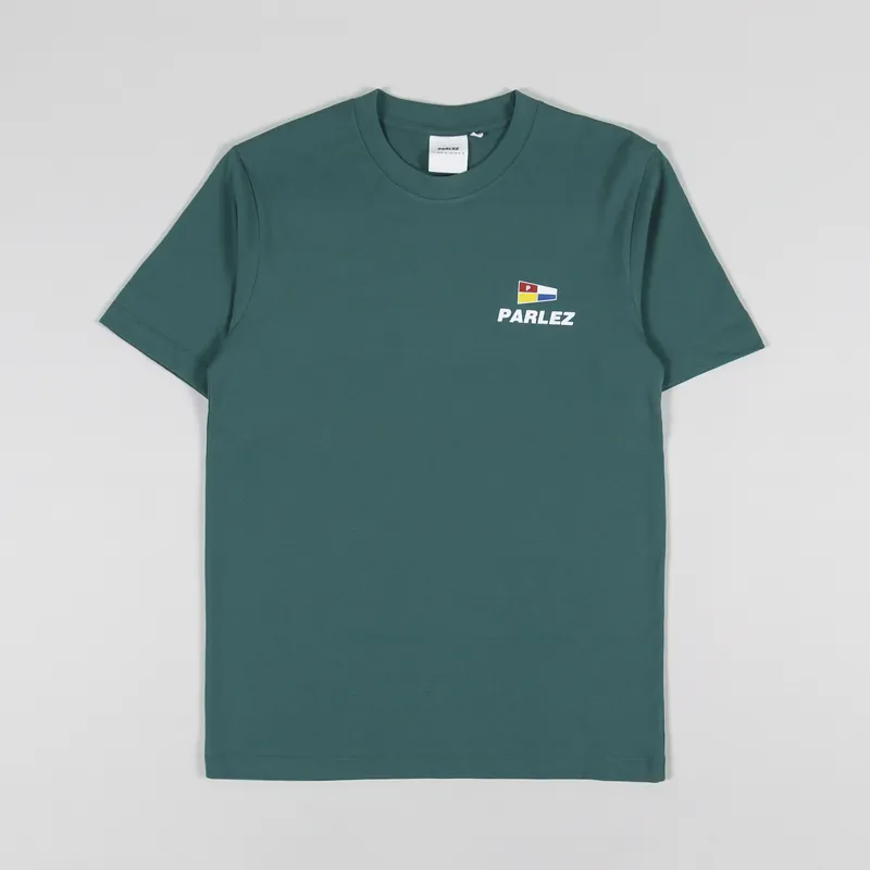 Parlez Tradewinds T Shirt Dusty Teal-1