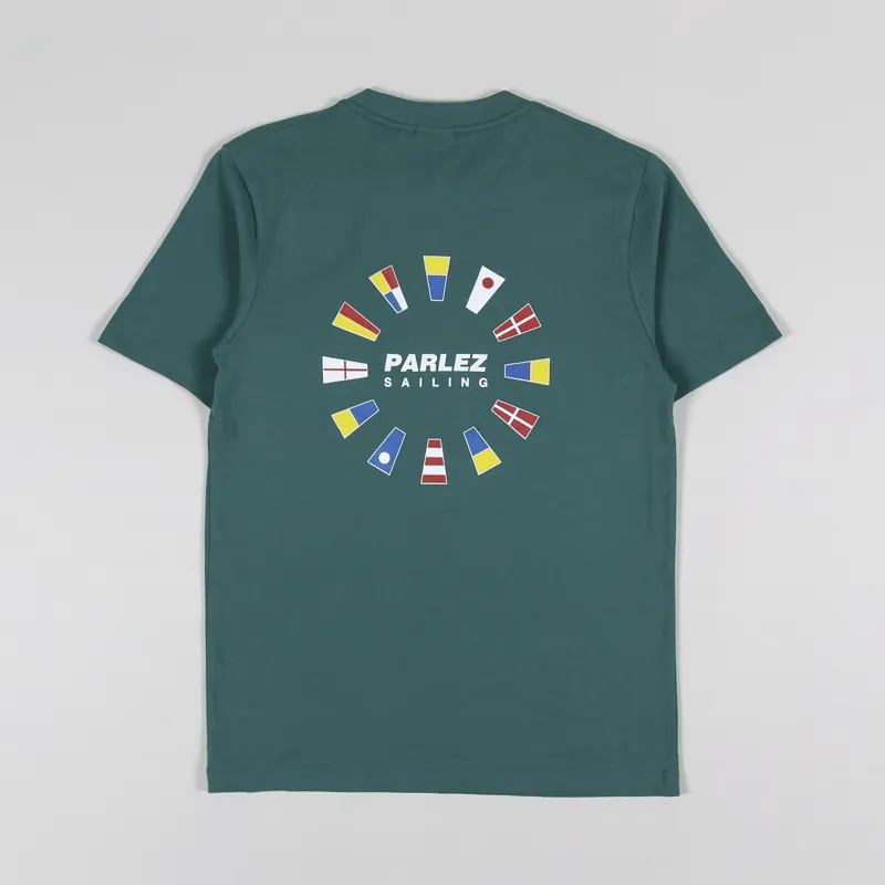Parlez Tradewinds T Shirt Dusty Teal