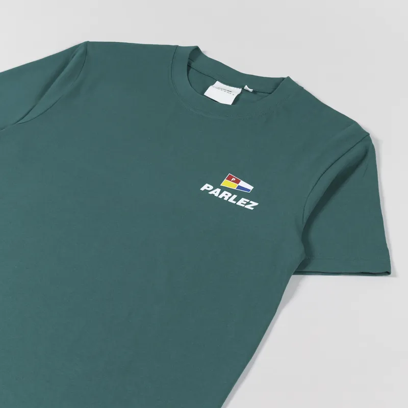 Parlez Tradewinds T Shirt Dusty Teal-3