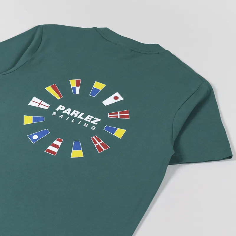 Parlez Tradewinds T Shirt Dusty Teal-2