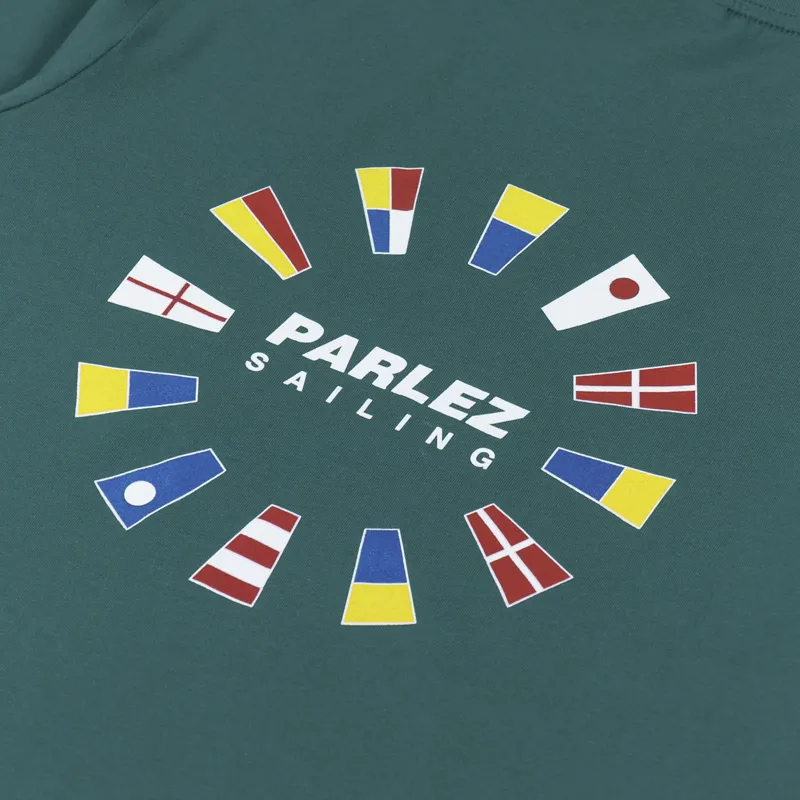 Parlez Tradewinds T Shirt Dusty Teal-4