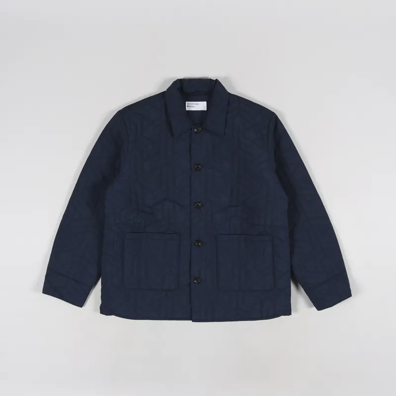 Universal Works Travail Jacket Dark Navy Recycled Nylon
