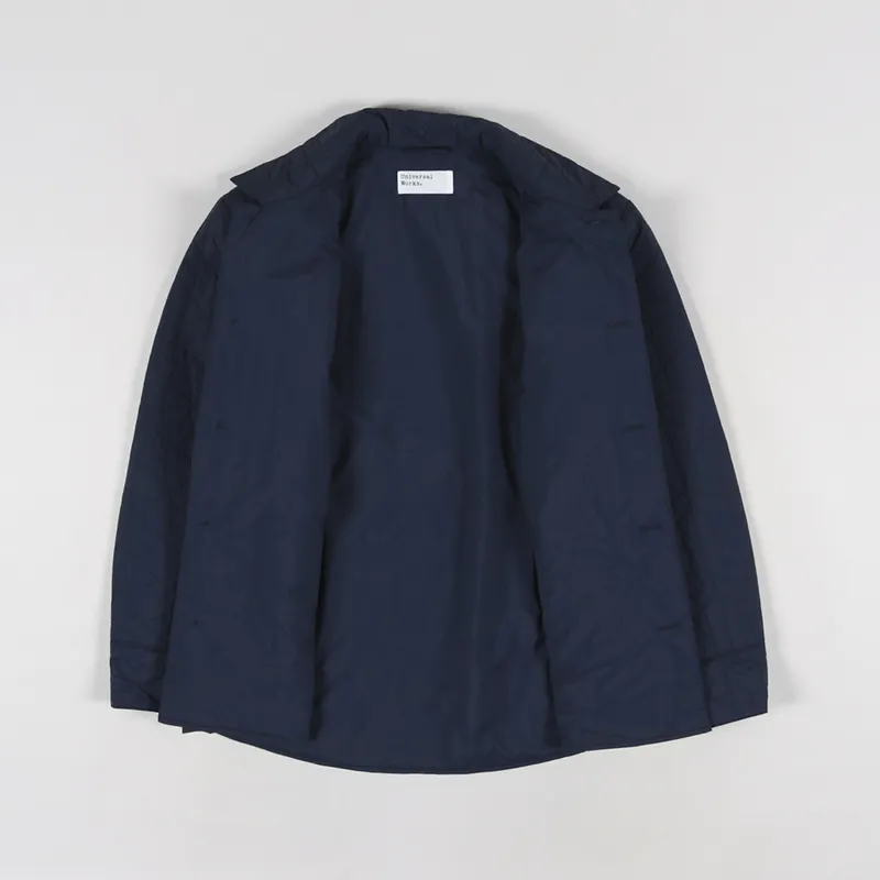 Universal Works Travail Jacket Dark Navy Recycled Nylon-1