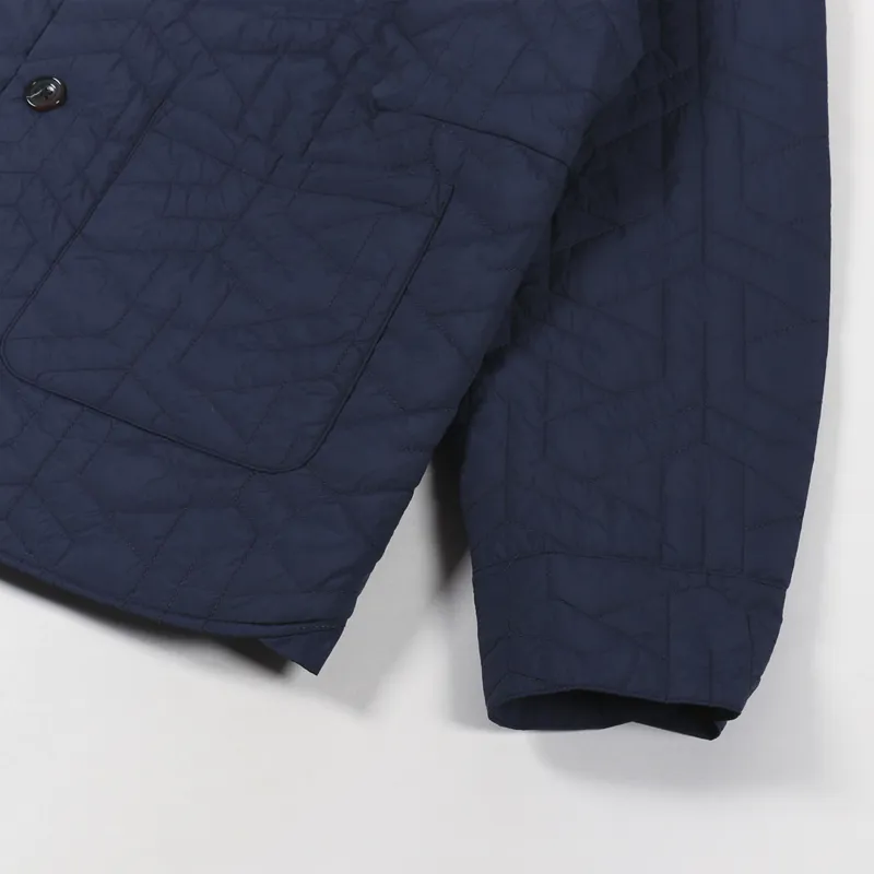 Universal Works Travail Jacket Dark Navy Recycled Nylon-6