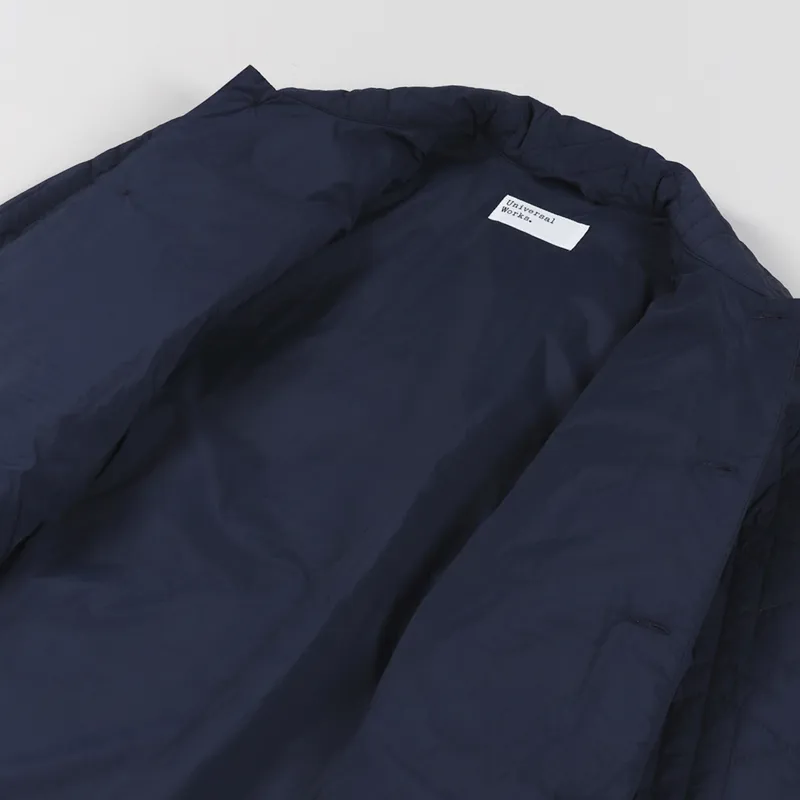 Universal Works Travail Jacket Dark Navy Recycled Nylon-5