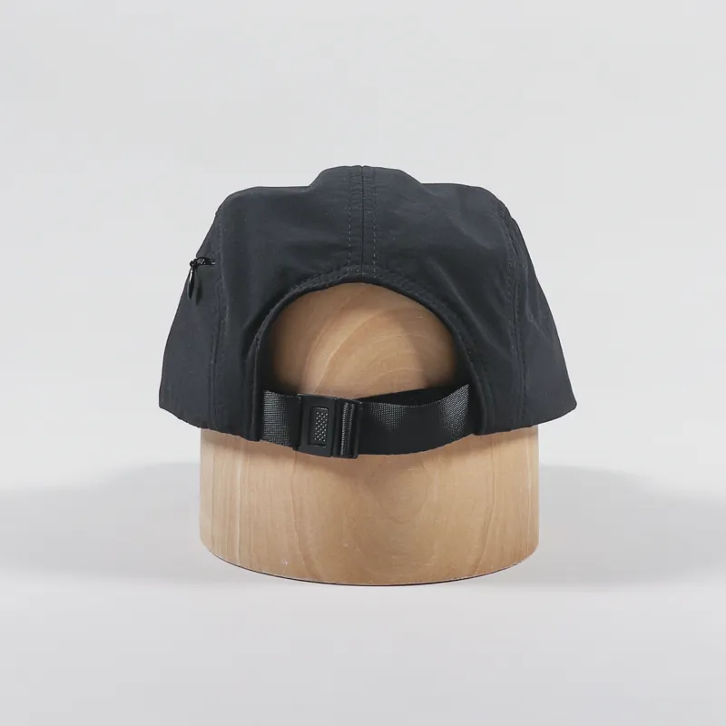 Norse Projects Travel 5 Panel Cap Black-3