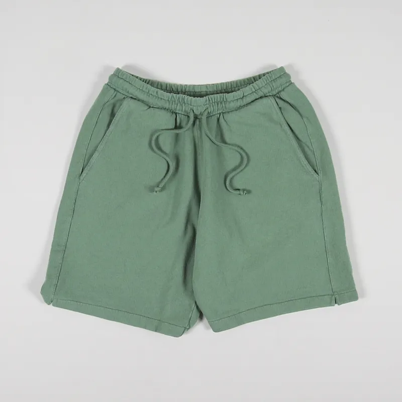 Universal Works Track Short Green Dry Handle Loopback