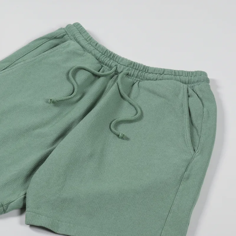 Universal Works Track Short Green Dry Handle Loopback-2