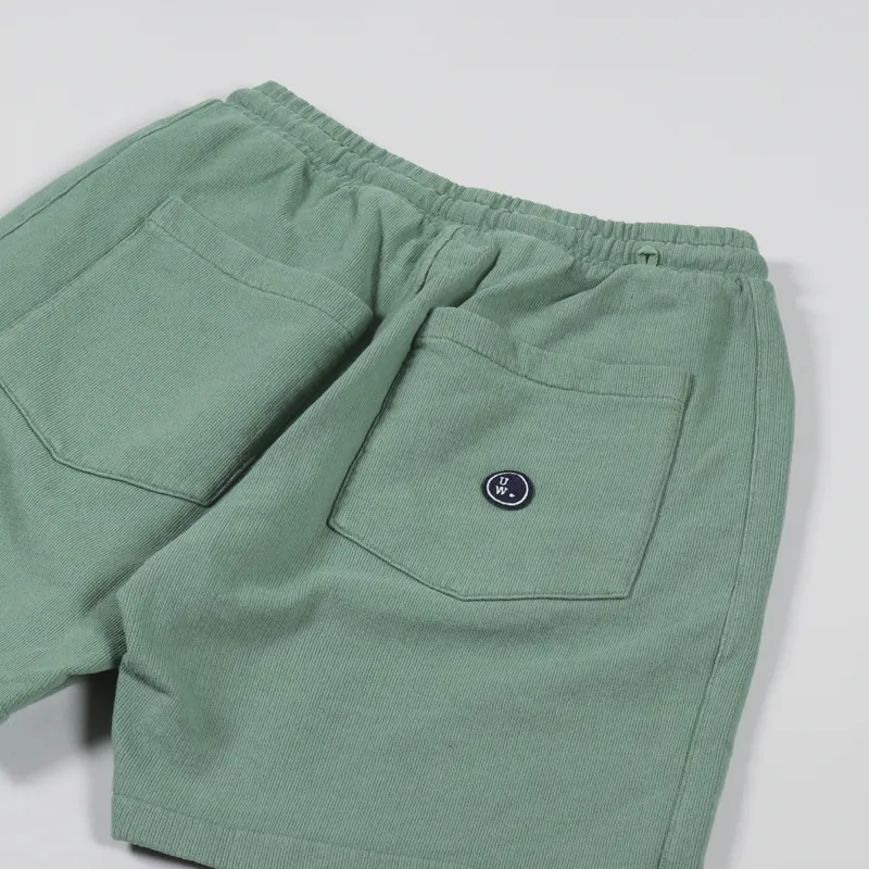 Universal Works Track Short Green Dry Handle Loopback-3