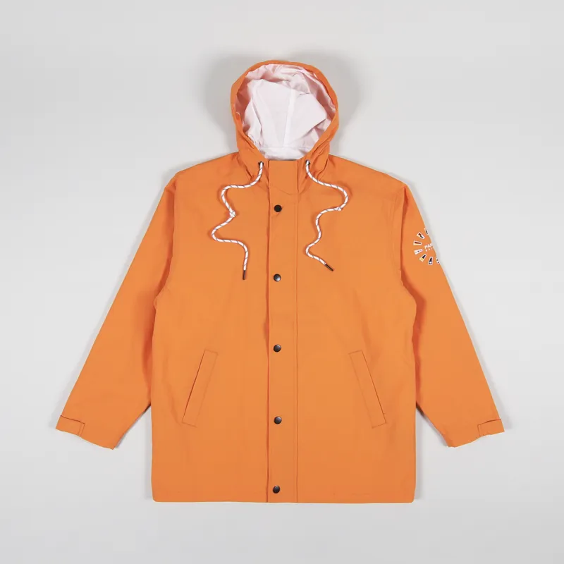 Parlez Tradewinds Hooded Windbreaker Burnt Orange