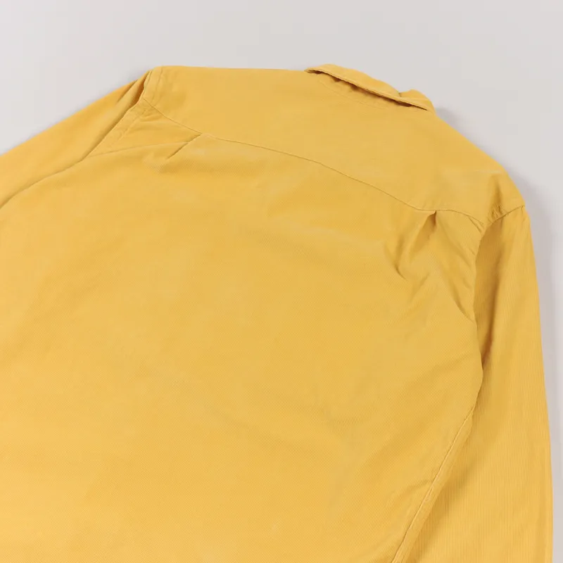 Universal Works Treck Shirt Mustard Super Fine Cord-3