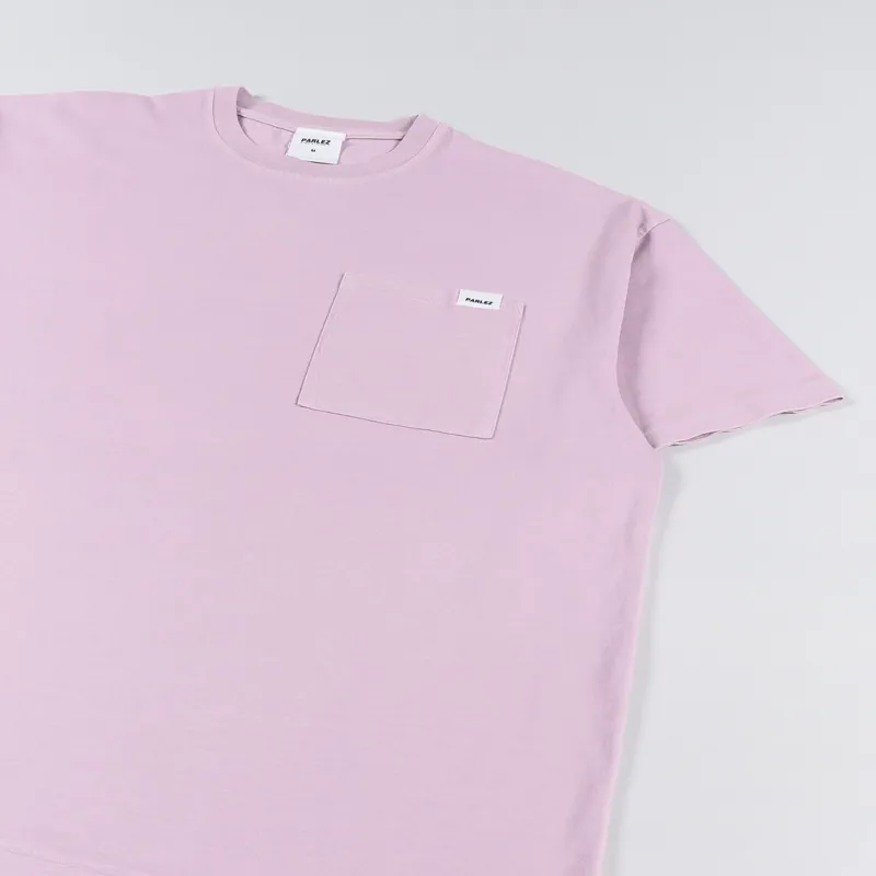 Parlez Trelow Oversized Pigment Pocket T Shirt Lilac Washed-1