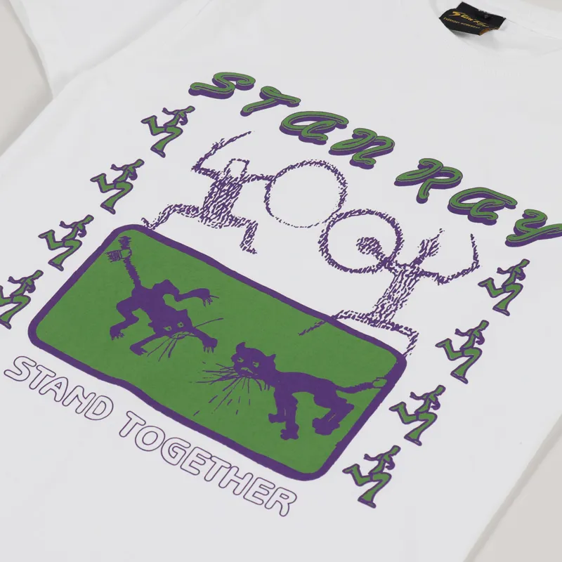 Stan Ray Tribe T Shirt White-2