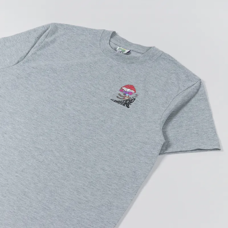 Hikerdelic Trip T Shirt Grey Marl-3