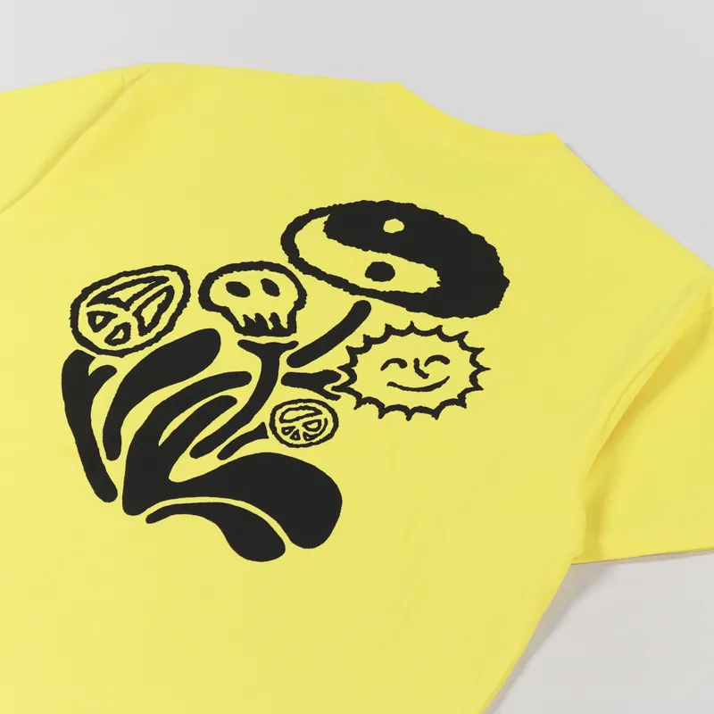 Polar Skate Co. Trippin T Shirt Lemon-2