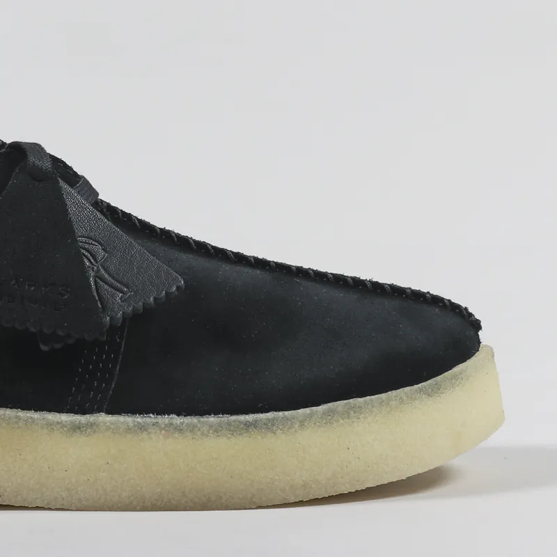 Clarks Originals Trek Cup Shoes Black Suede-6