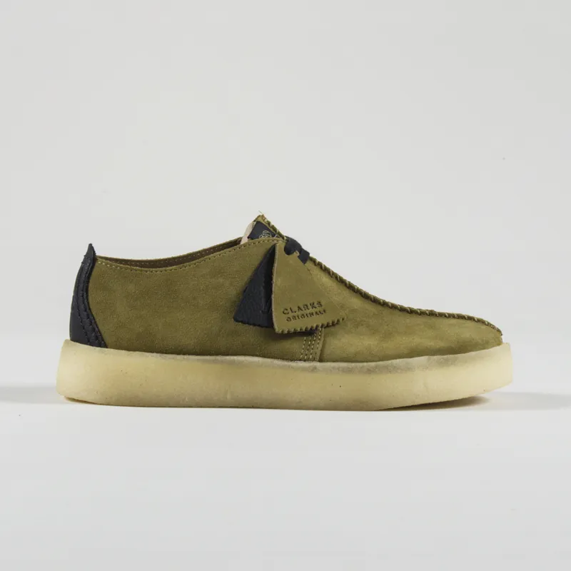 Clarks desert trek sales dark green suede
