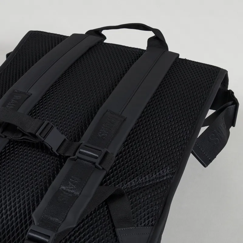 Rains Trail Rolltop Backpack Black-8