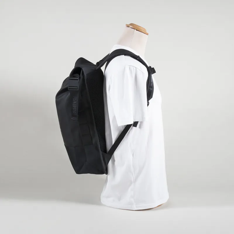Rains Trail Rolltop Backpack Black-3